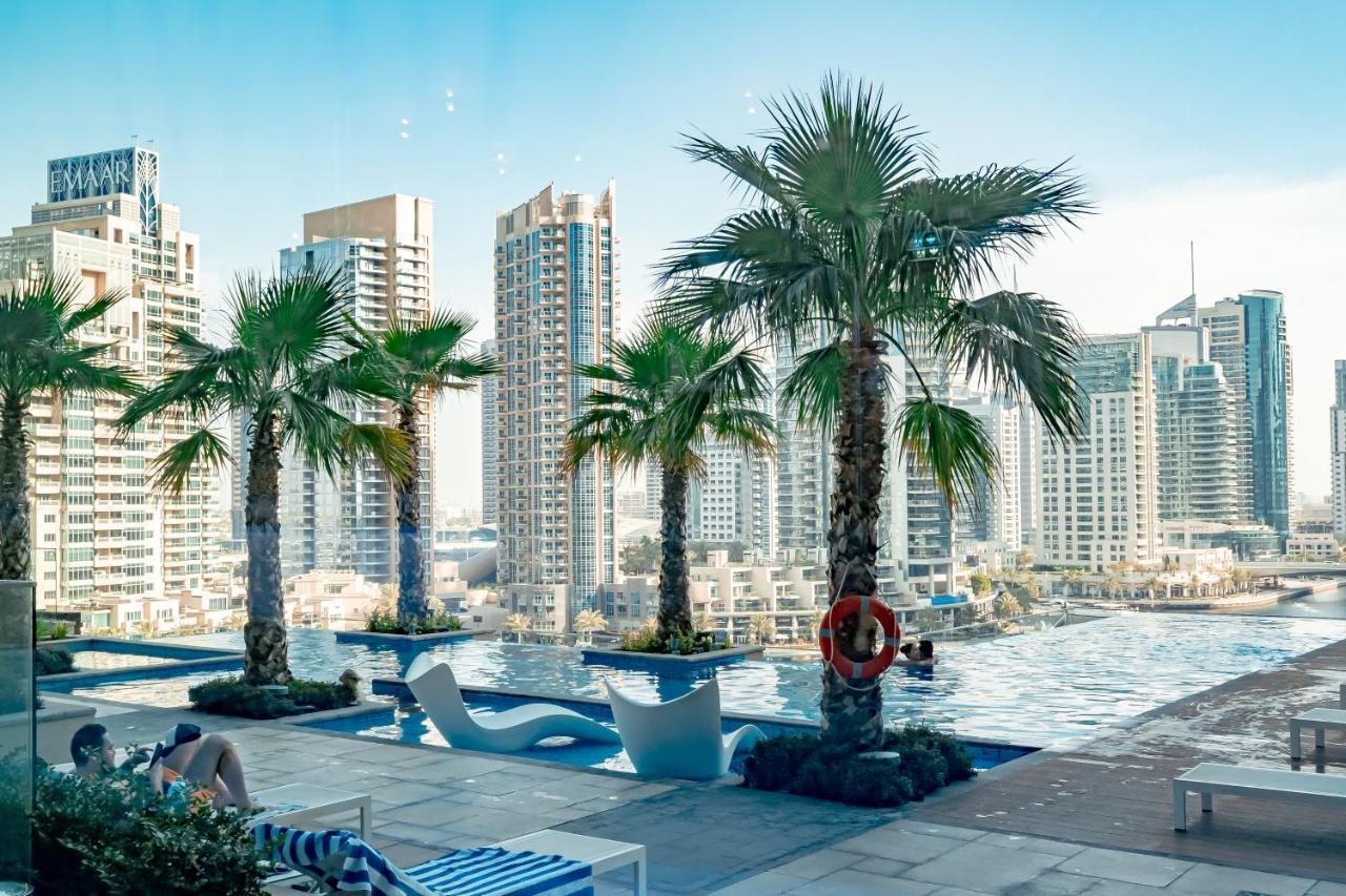 Higuests - Unique Studio With Stunning Panoramic Marina Views Dubai Luaran gambar