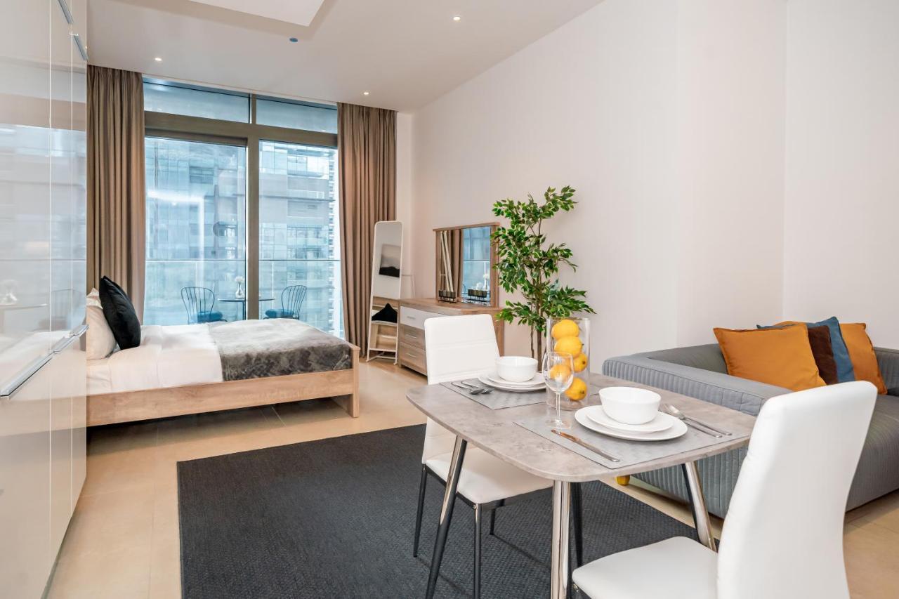 Higuests - Unique Studio With Stunning Panoramic Marina Views Dubai Luaran gambar